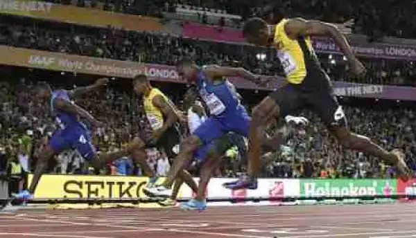 World Athletics: Justin Gatlin Shocks Usain Bolt By Winning Gold In The Jamaica